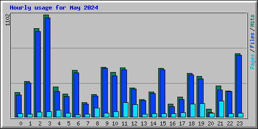 Hourly usage for May 2024